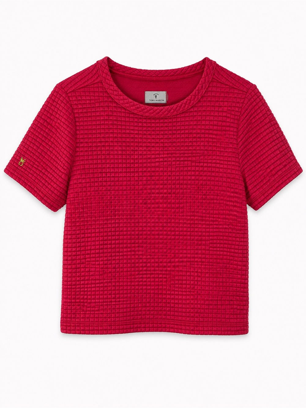 Dudley Stephens Surfside Berry Pink Textured Short Sleeve Tee. Worn Once